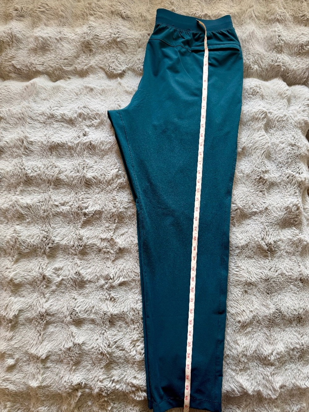 Men's Lululemon Zeroed in Slim-fit Pant, Regular fit, size XL, Teal